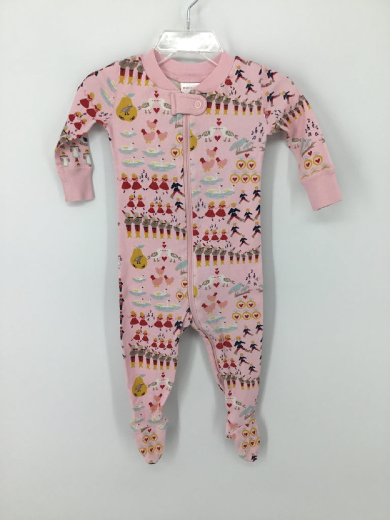 Hanna Andersson Child Size 3-6 Months Pink Christmas Sleeper