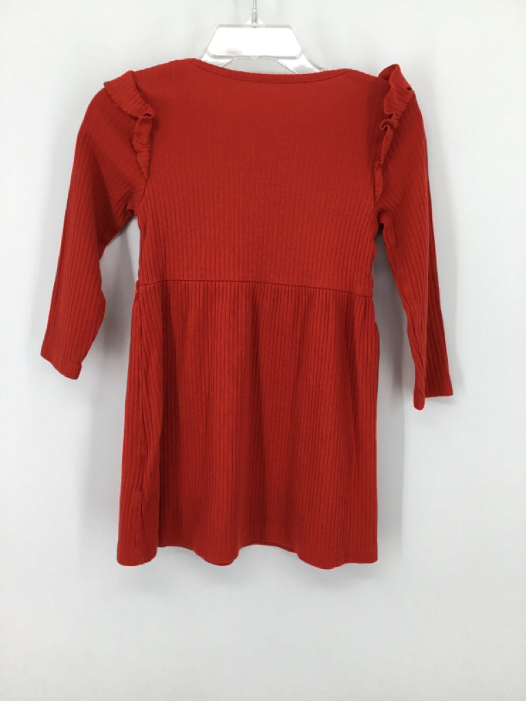 H & M Child Size 2 Red Dress - girls
