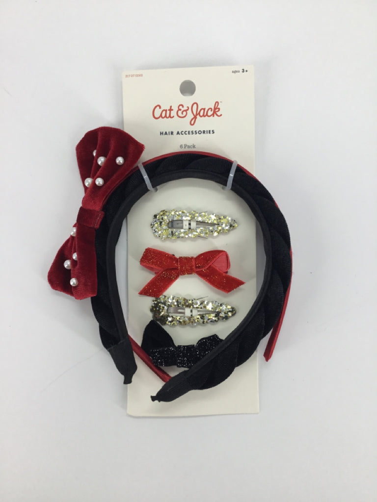 Cat & Jack Child Size 3 Red Hair Accessories - resale