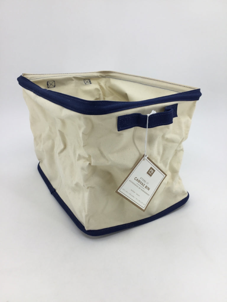 Pottery Barn Kids Canvas Store-It Canvas Bin