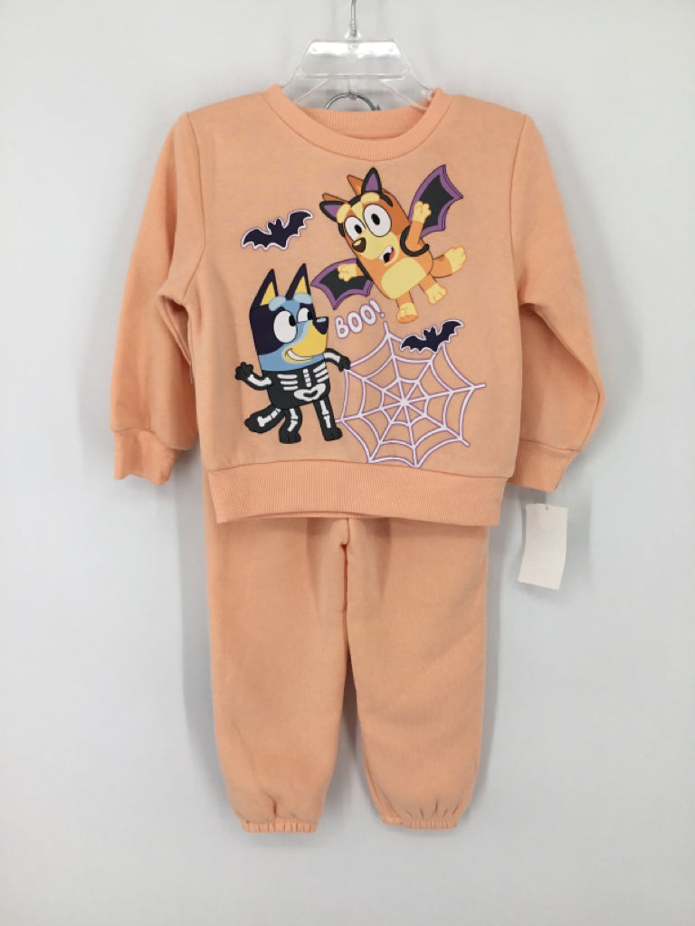 Bluey Child Size 2 Orange Halloween Outfit