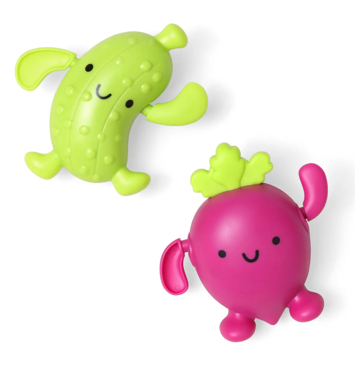 Itzy Ritzy - Silly Swimmers Water & Bath Toy (Pickle & Beet)