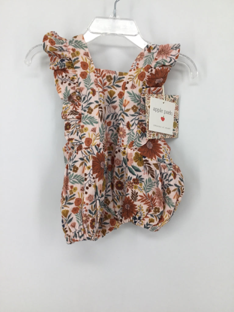 Apple Park Child Size 3-6 Months Brown Outfit - girls
