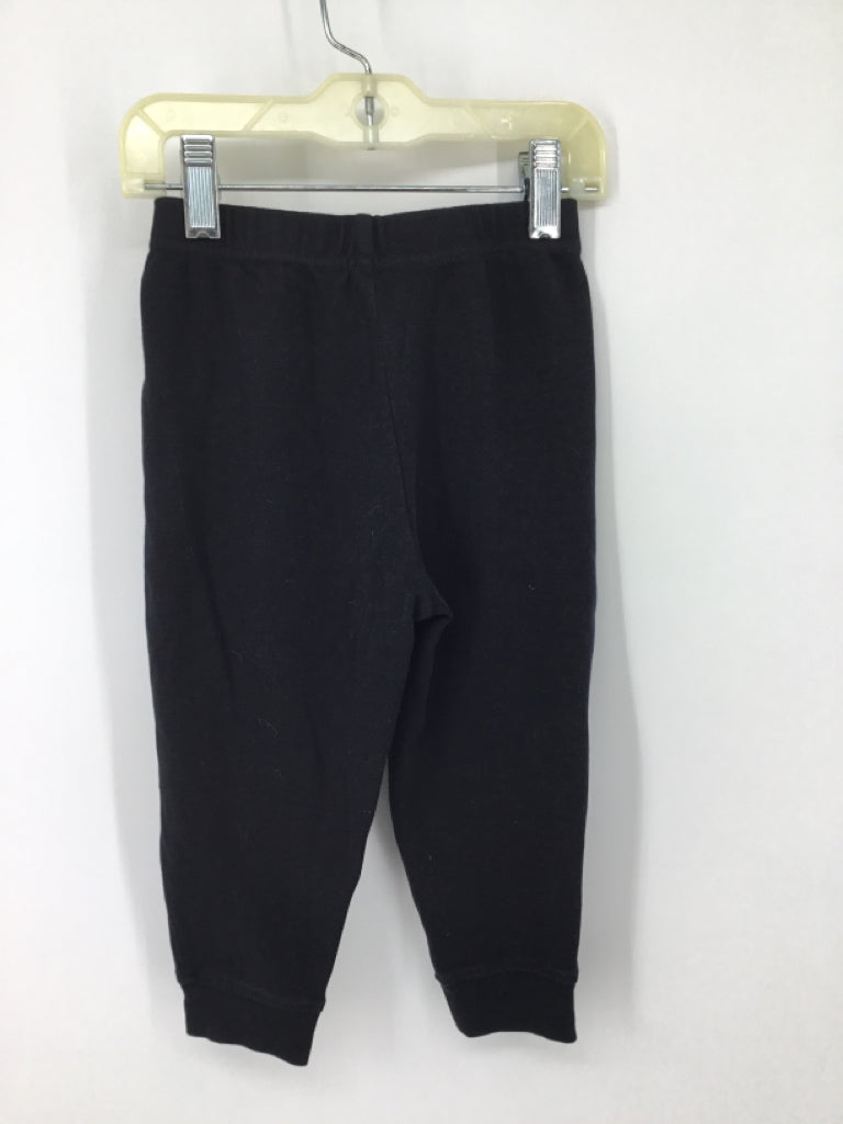 primary Child Size 12-18 Months Black Solid Pants - boys