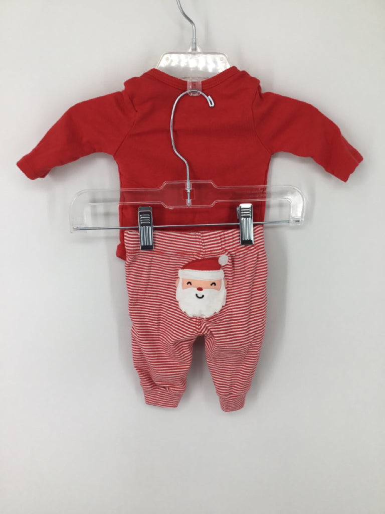 Carter's Child Size Newborn Red Christmas Outfit