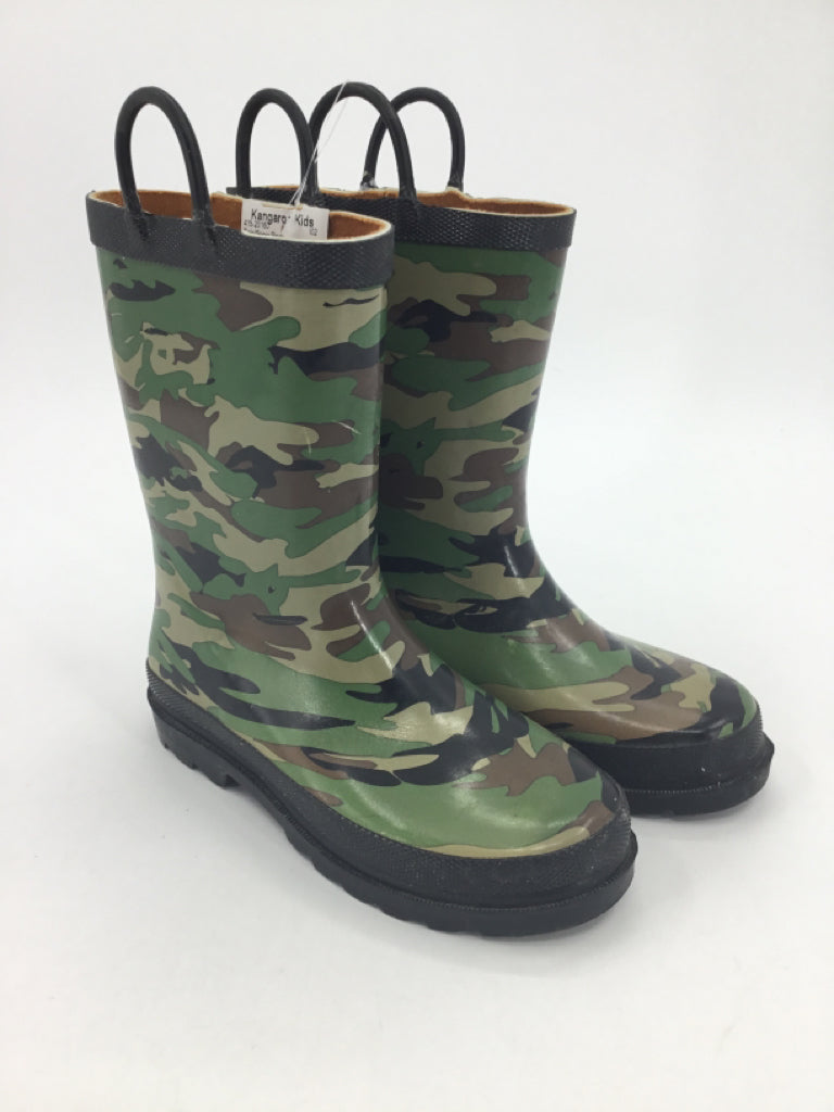 Western Chief Child Size 2 Youth Green Rain/Snow Boots