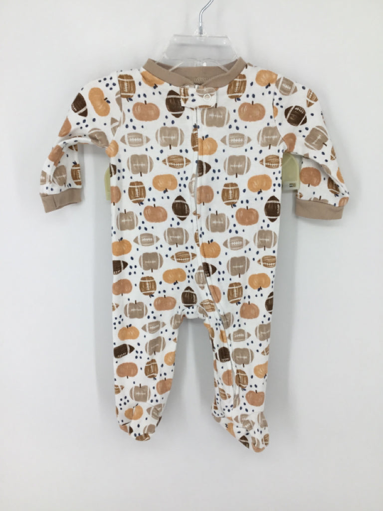 Chickpea Child Size 0-3 Months Tan Halloween Sleeper & Hat
