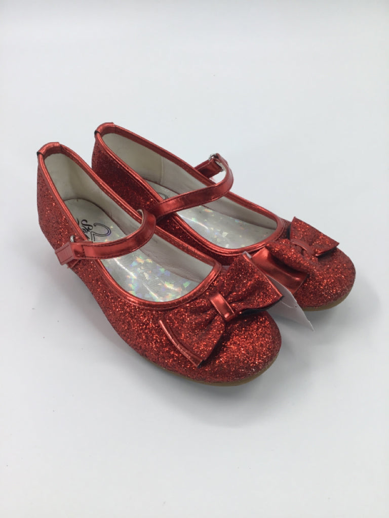 Stelle Child Size 2 Youth Red Dress Shoes