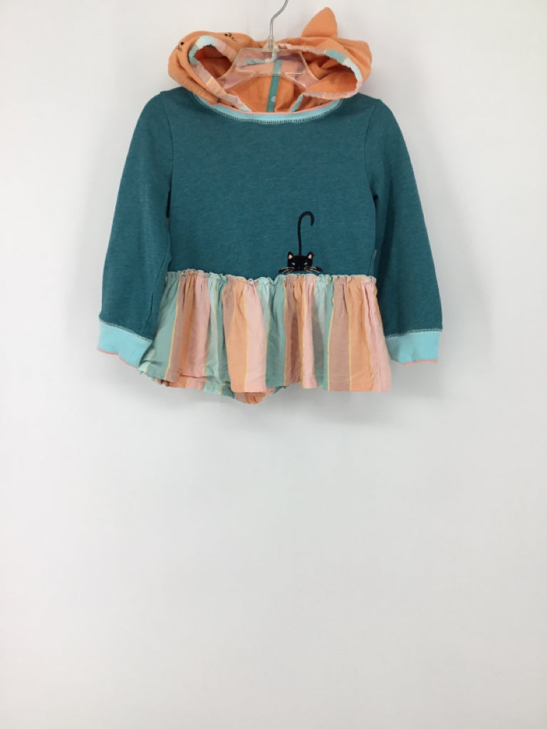 Matilda Jane Clothing Child Size 2 Teal Halloween Shirt
