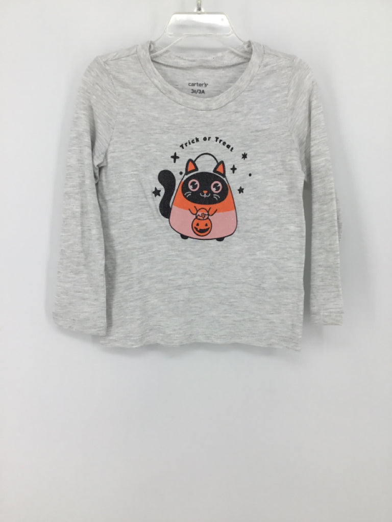Carter's Child Size 3 Gray Halloween T-Shirt