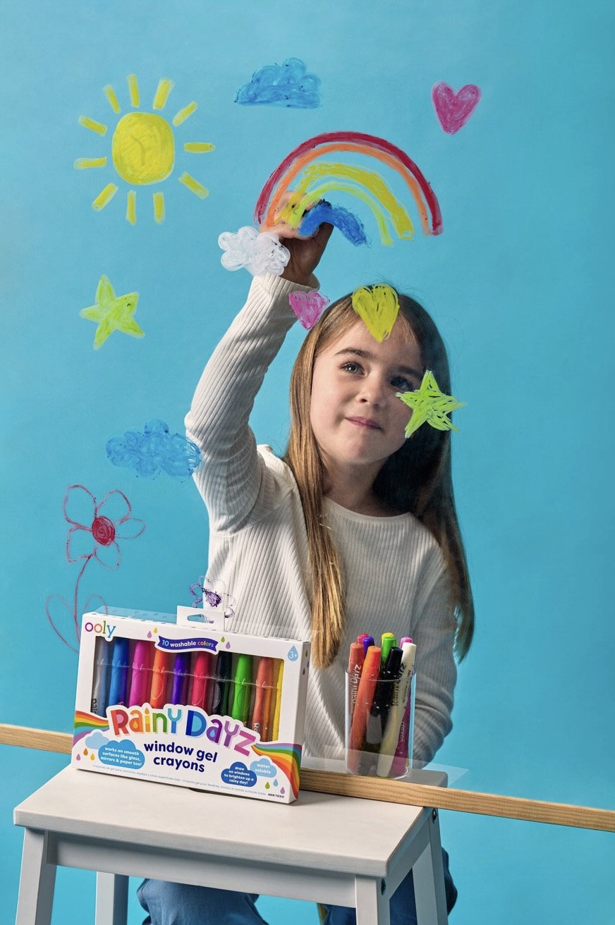 Ooly - Rainy Dayz Window Gel Crayons (Set of 10)