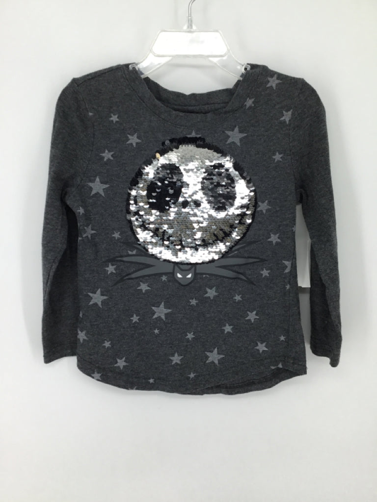 Disney Child Size 4 Gray Halloween T-Shirt