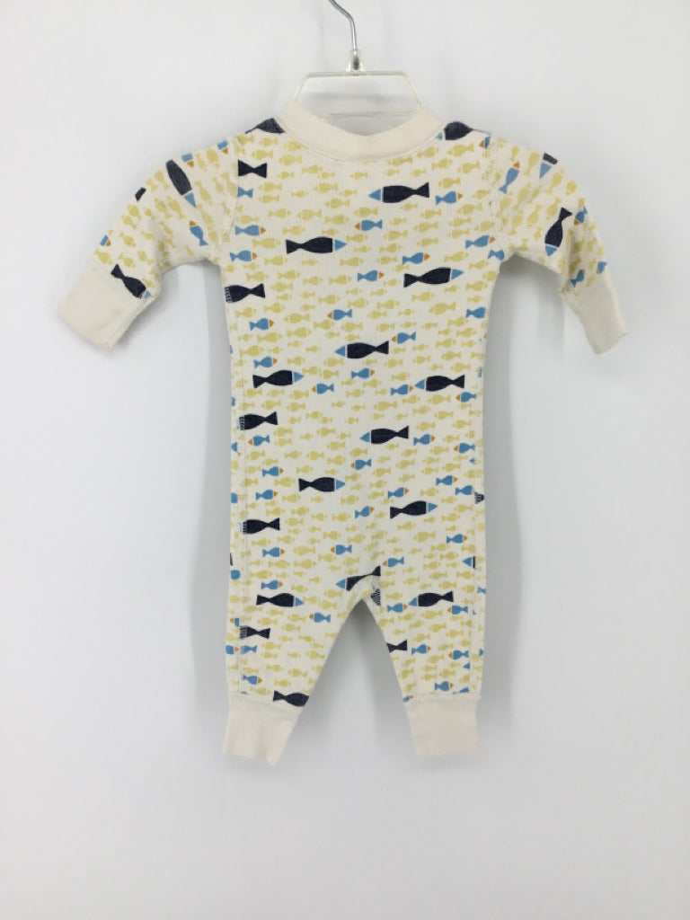 Hanna Andersson Child Size 0-3 Months Multi-Color Print Pajamas - boys