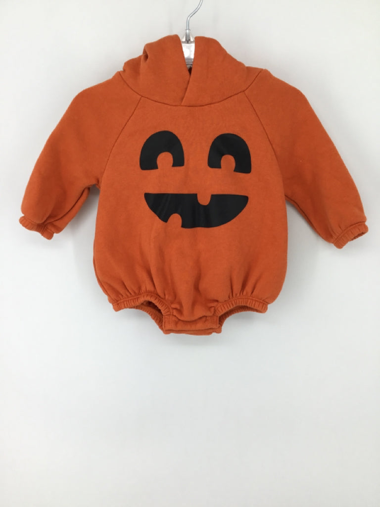 Old Navy Child Size 3-6 Months Orange Halloween Outfit