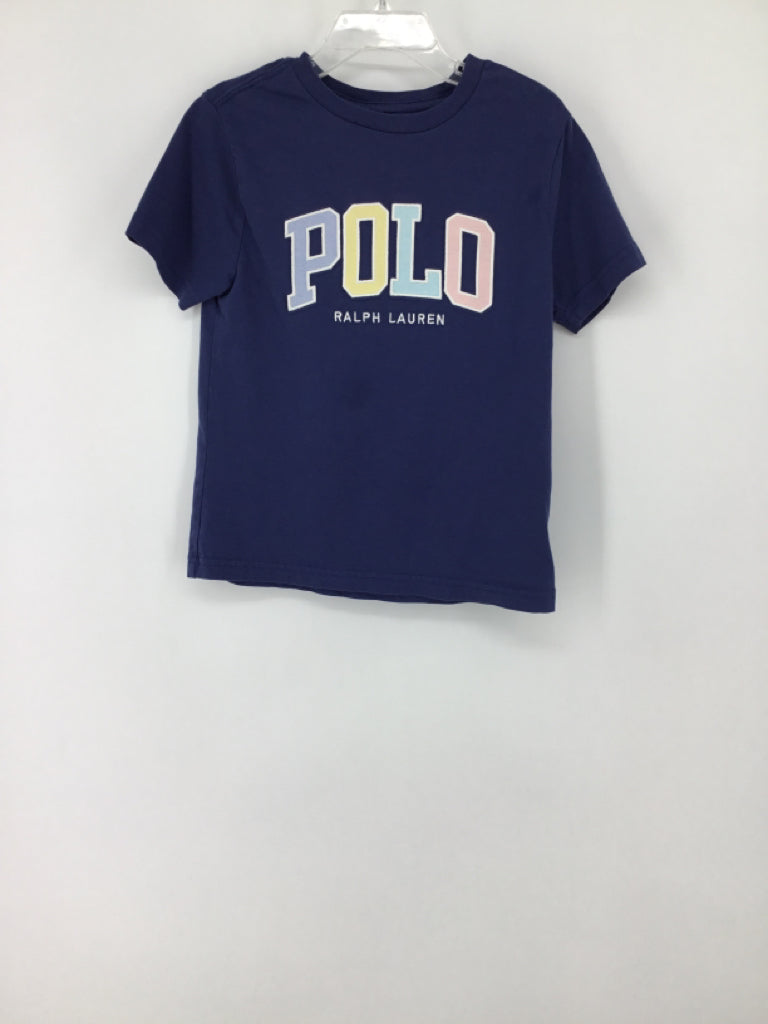 Ralph Lauren Child Size 5 Blue Embellished T-shirt - boys
