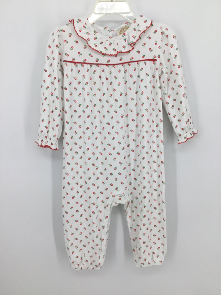 The Beaufort Bonnet Co Child Size 18-24 Months Red Outfit - girls