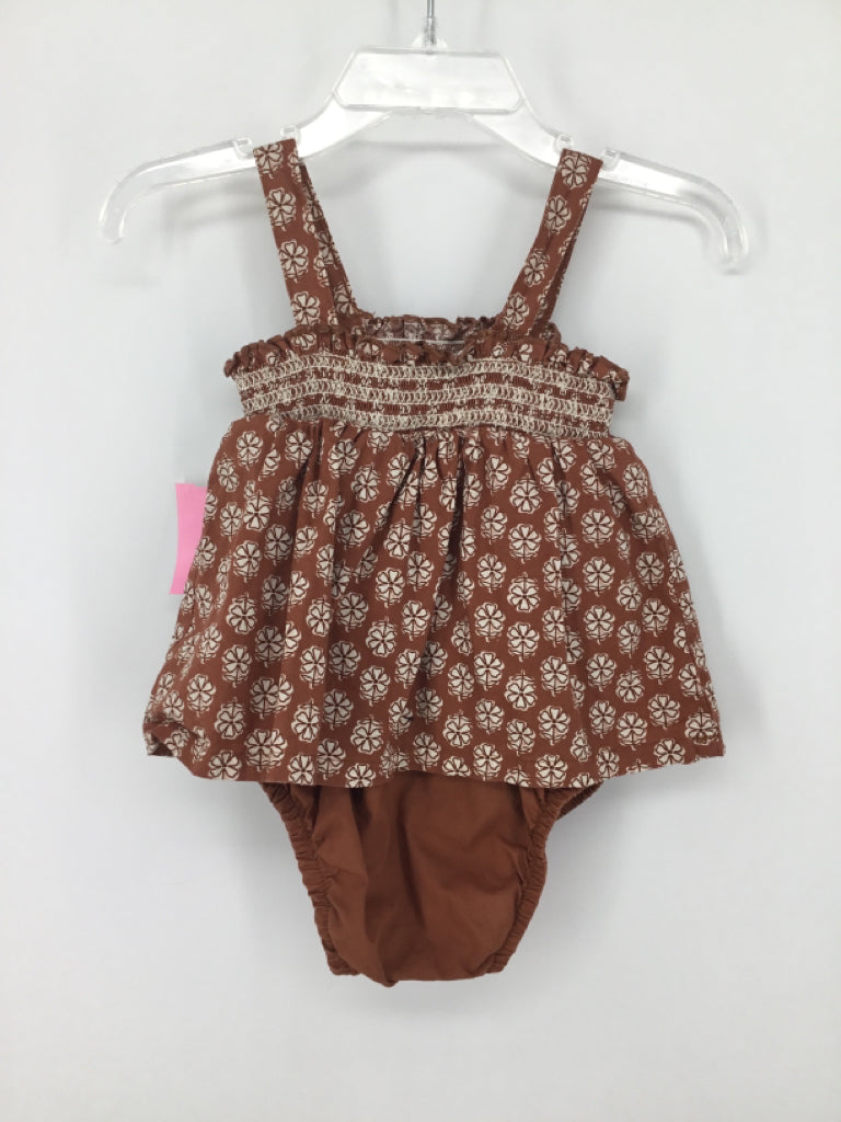 Just One You Made by Carters Child Size 6 Months Brown Outfit - girls