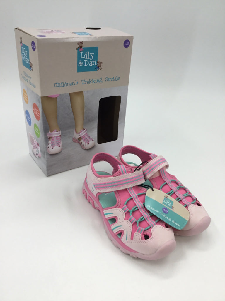 Lily & Dan Child Size 11 Pink Sandals/Flip Flops
