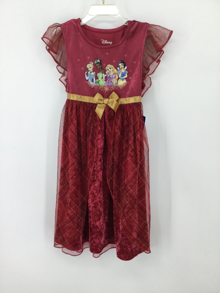 Disney Child Size 4 Red Pajamas - girls
