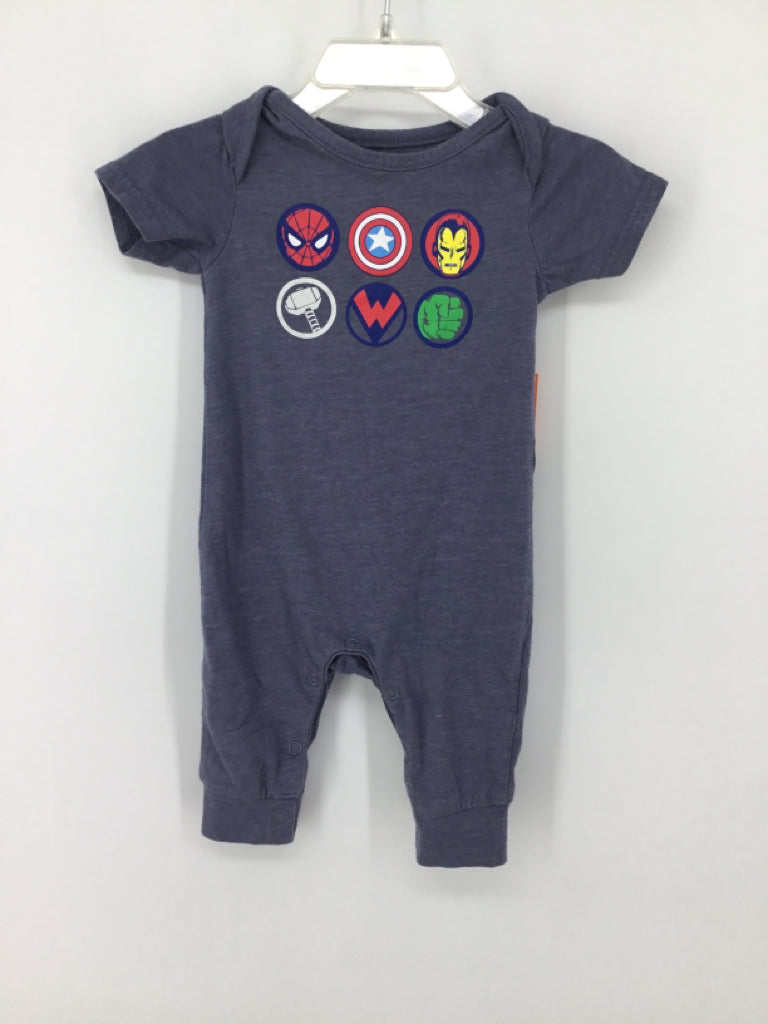 Marvel Child Size 3-6 Months Blue Character Outfit - boys