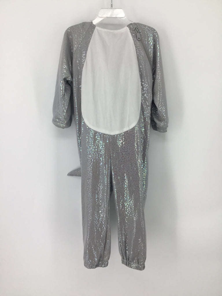 Target Child Size 2 Silver Shark Halloween Costume