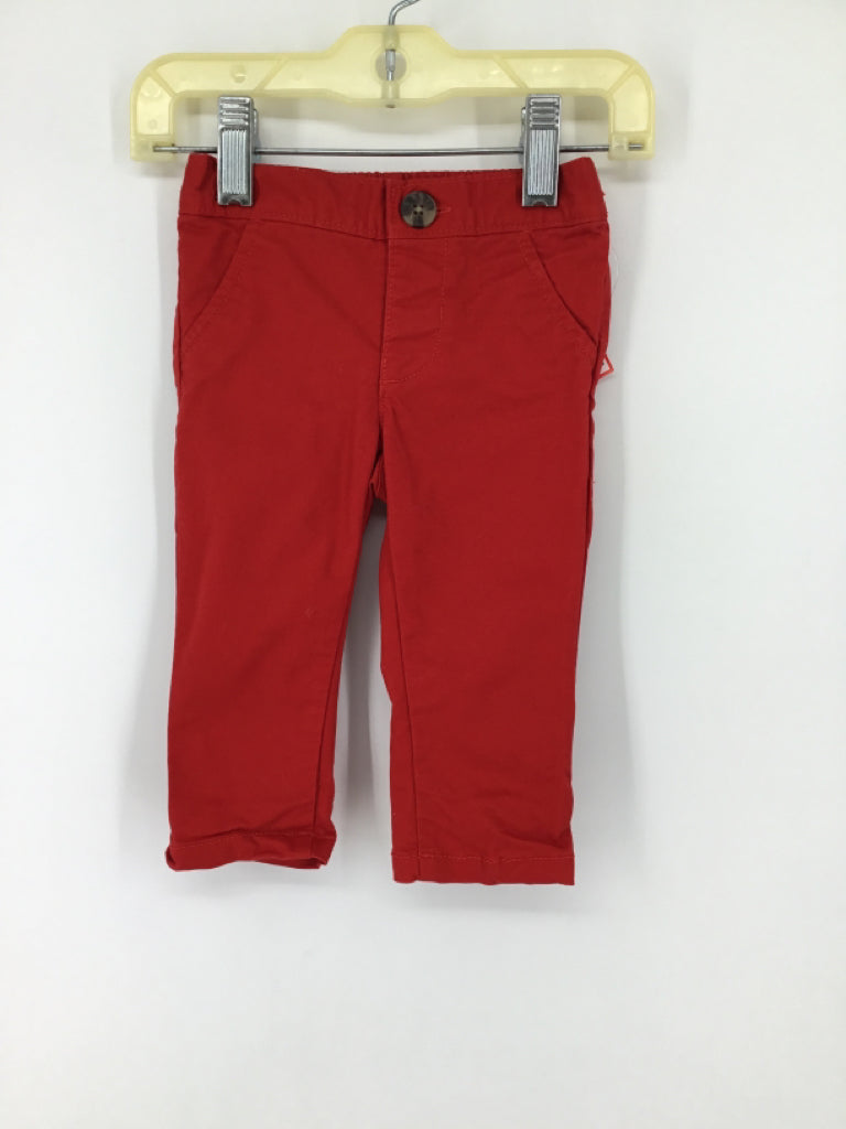 Old Navy Child Size 3-6 Months Red Solid Pants - boys