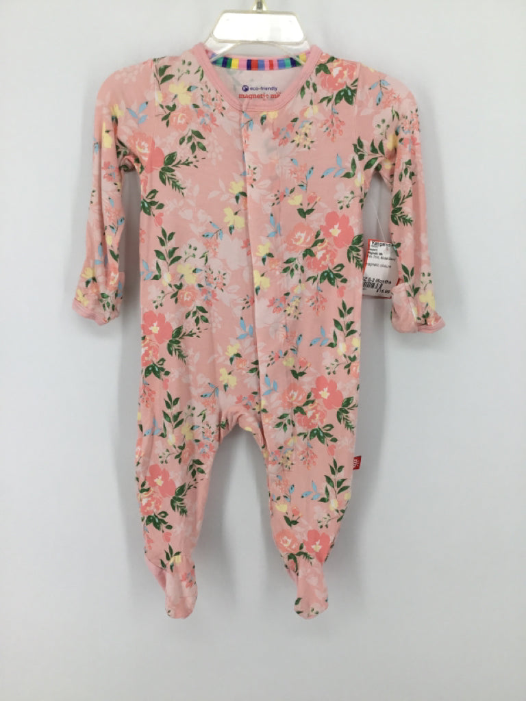 Magnetic Me Child Size 0-3 Months Pink Sleepers