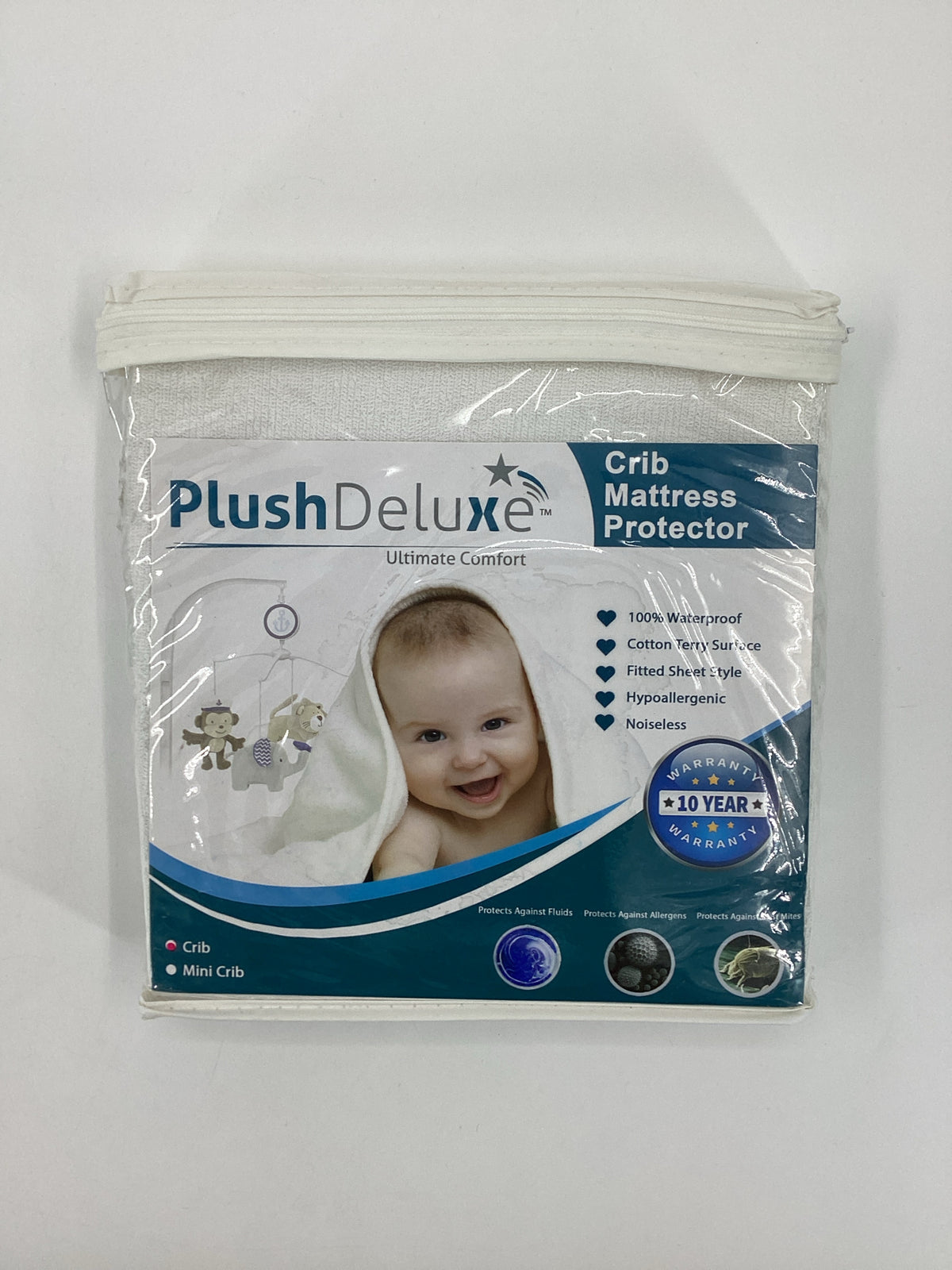 Plush Deluxe Crib Mattress Protector