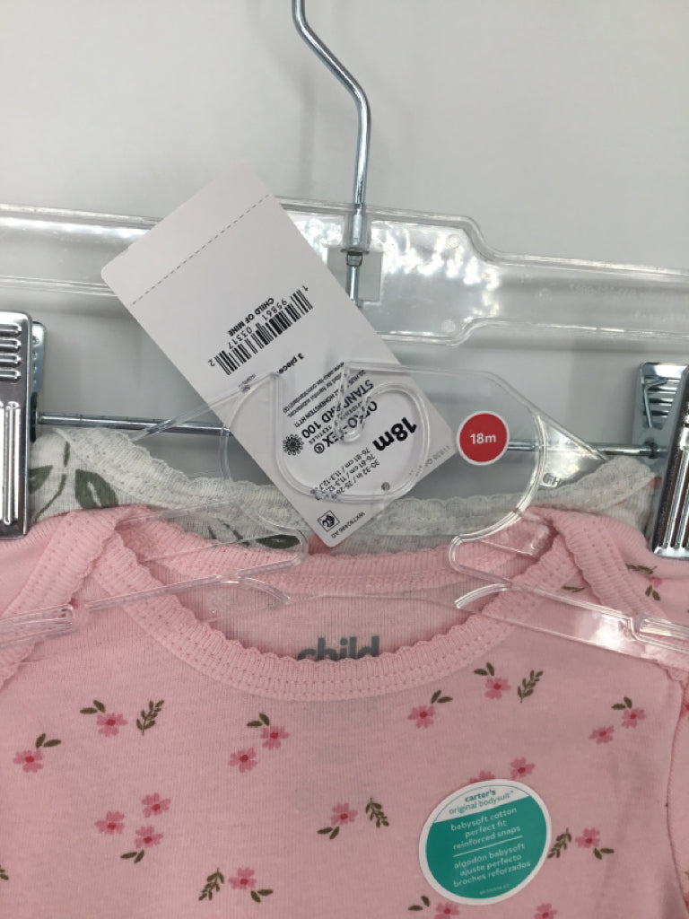 Child of Mine Child Size 18 Months Gray Onesie