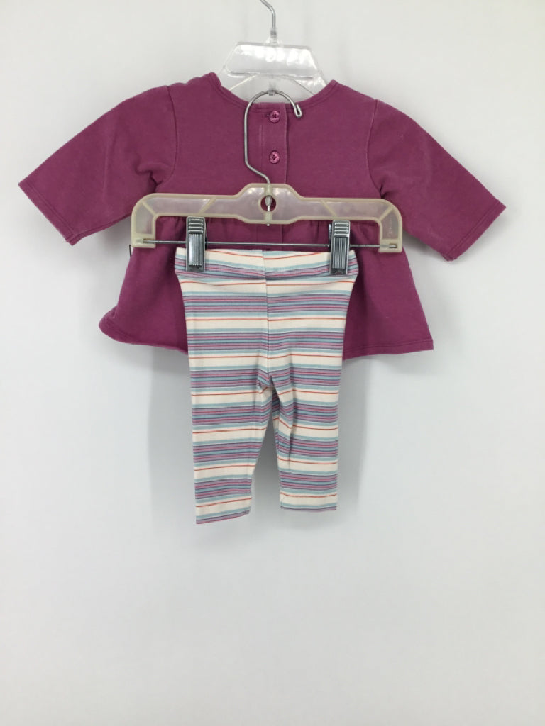 Pippa & Julie Child Size 0-3 Months Pink Outfit - girls