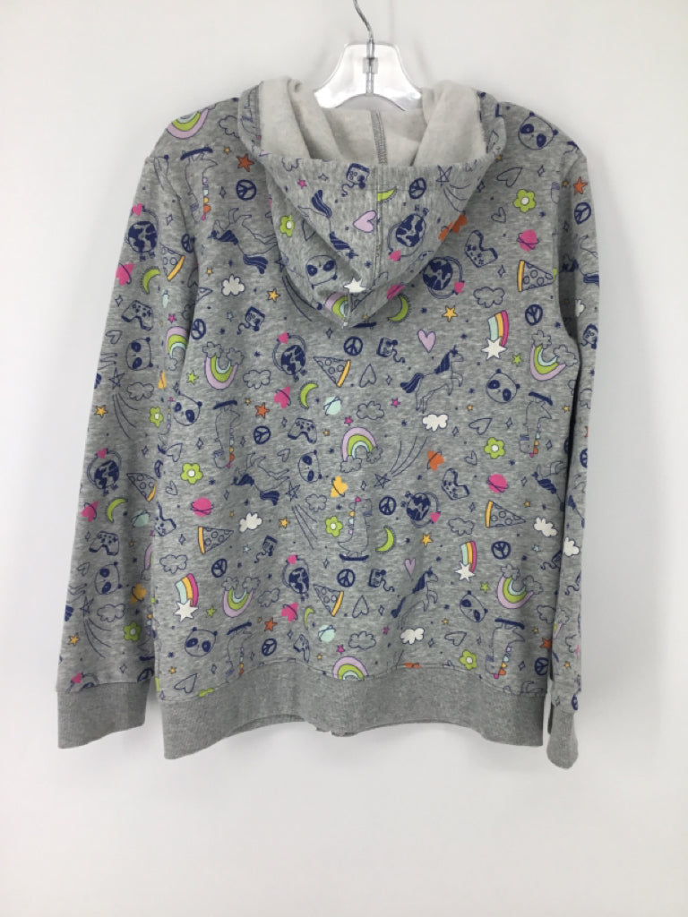 Cat & Jack Child Size 10 Gray Hoodie - girls