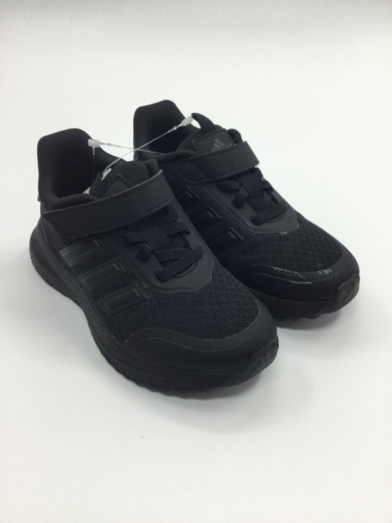Adidas Child Size 11 Black Sneakers