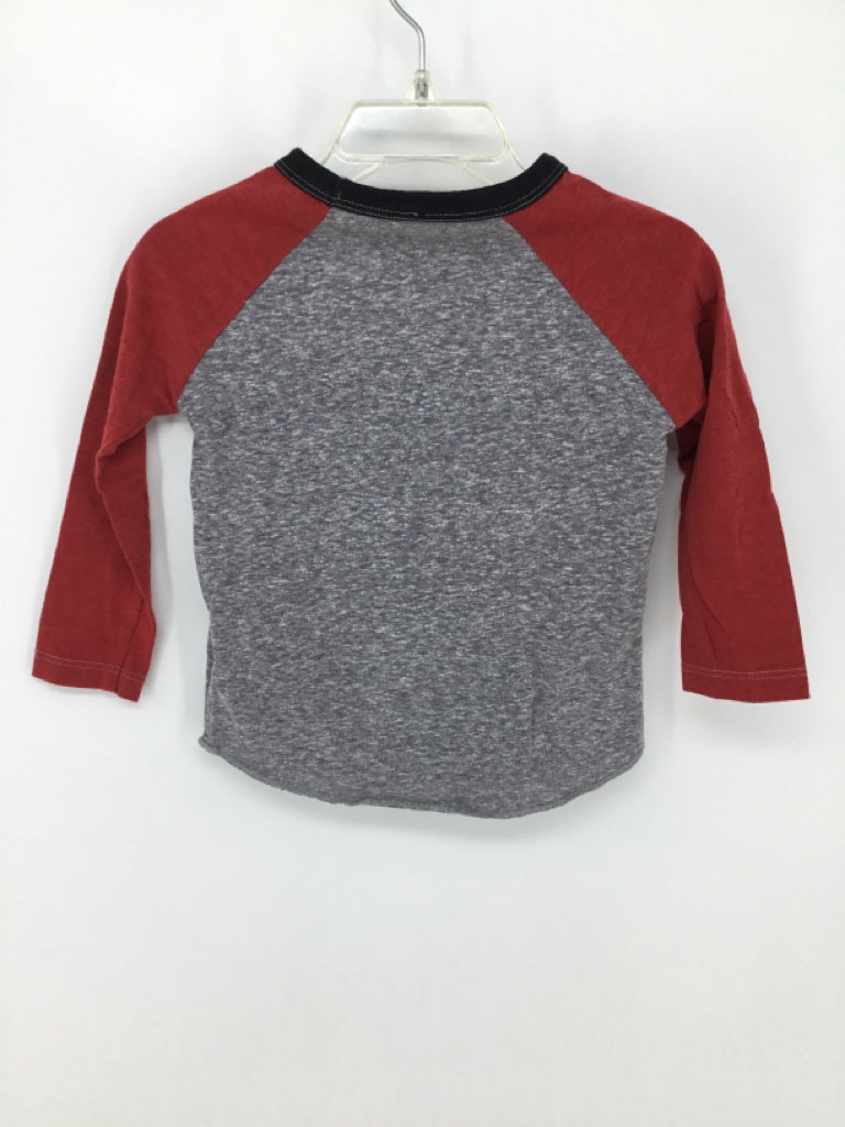 Rowdy Sprout Child Size 6-12 Months Red screen printed T-shirt - boys