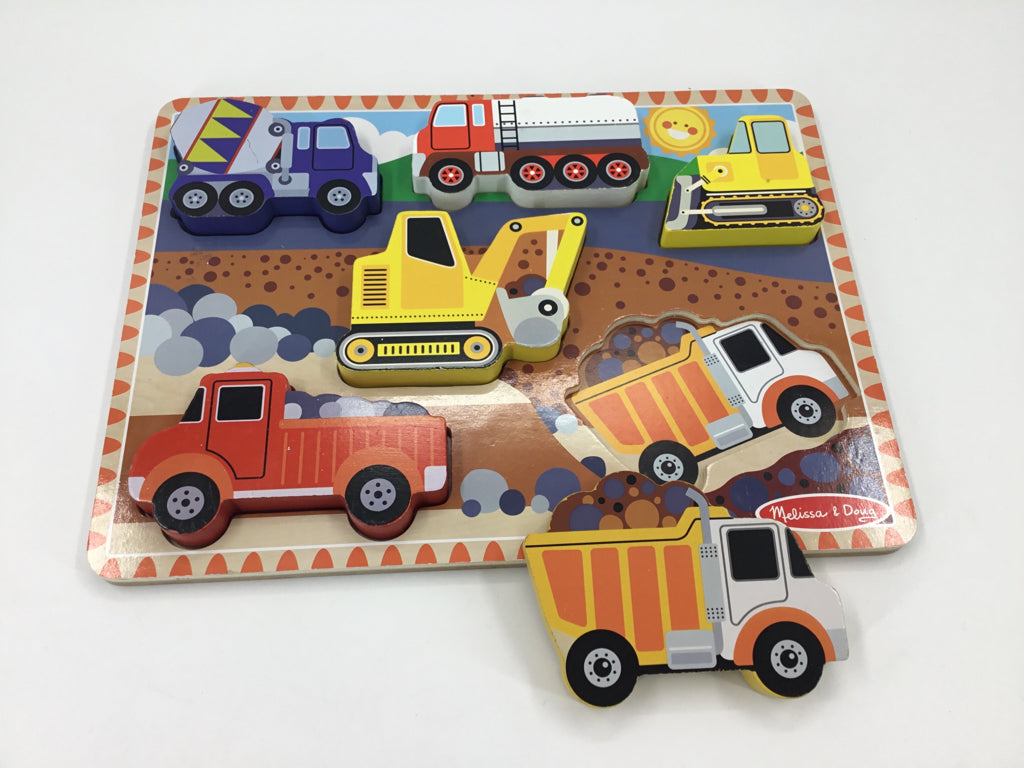 Melissa & Doug Construction Chunky Puzzle