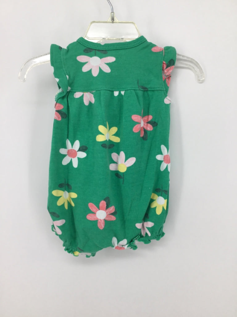 Carter's Child Size 3 Months Green Outfit - girls
