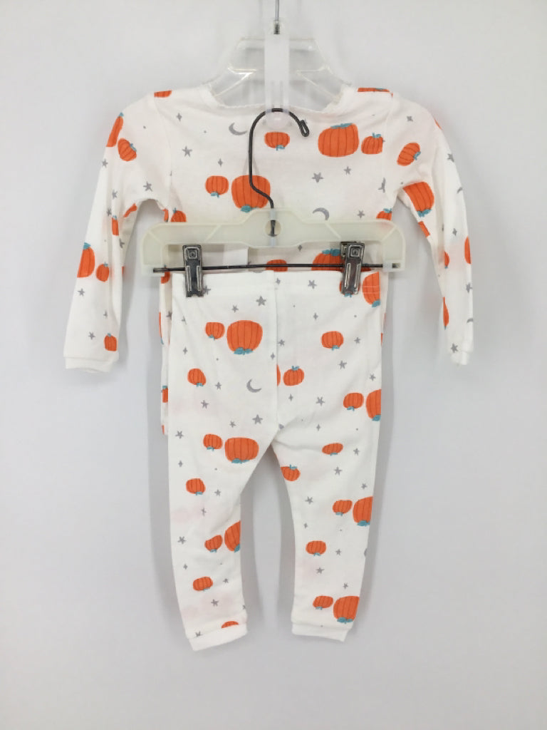 Just One You Made by Carters Child Size 12 Months White Halloween Pajamas