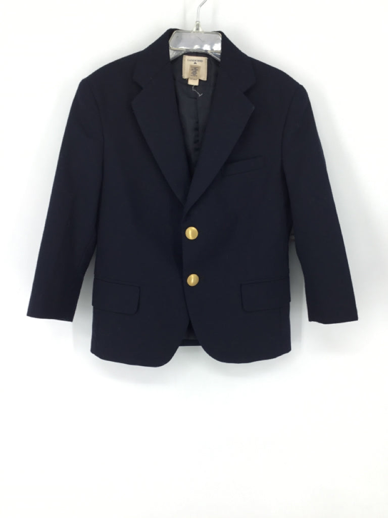 Lands' End Child Size 4 Beige Solid Blazer - boys