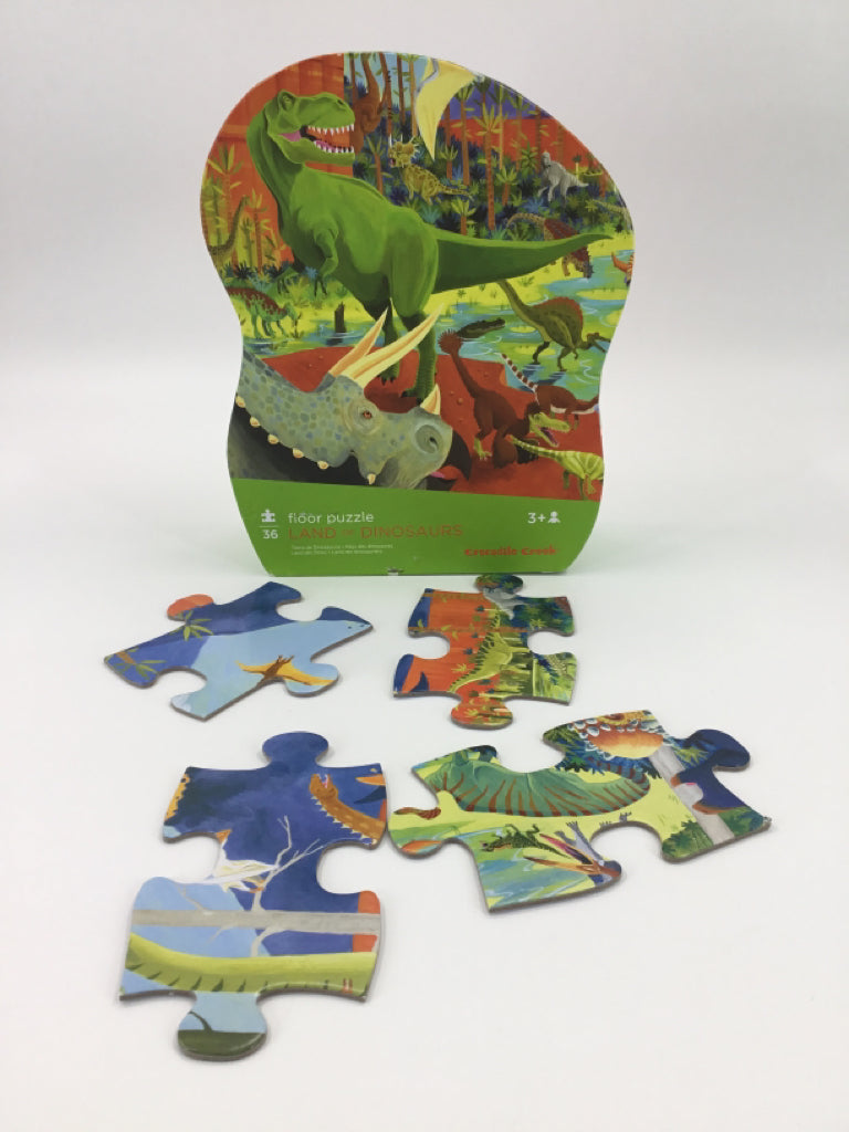 Crocodile Creek Land of Dinosaurs Floor Puzzle
