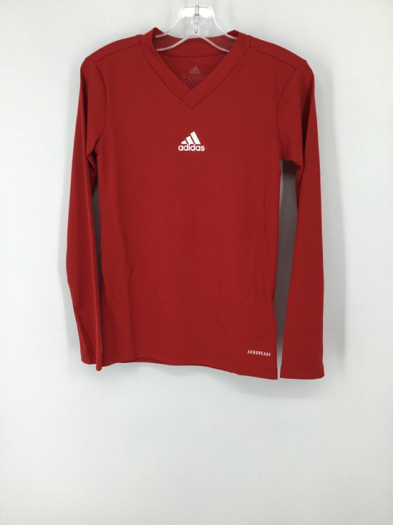 Adidas Child Size 8 Red Solid Shirt - boys