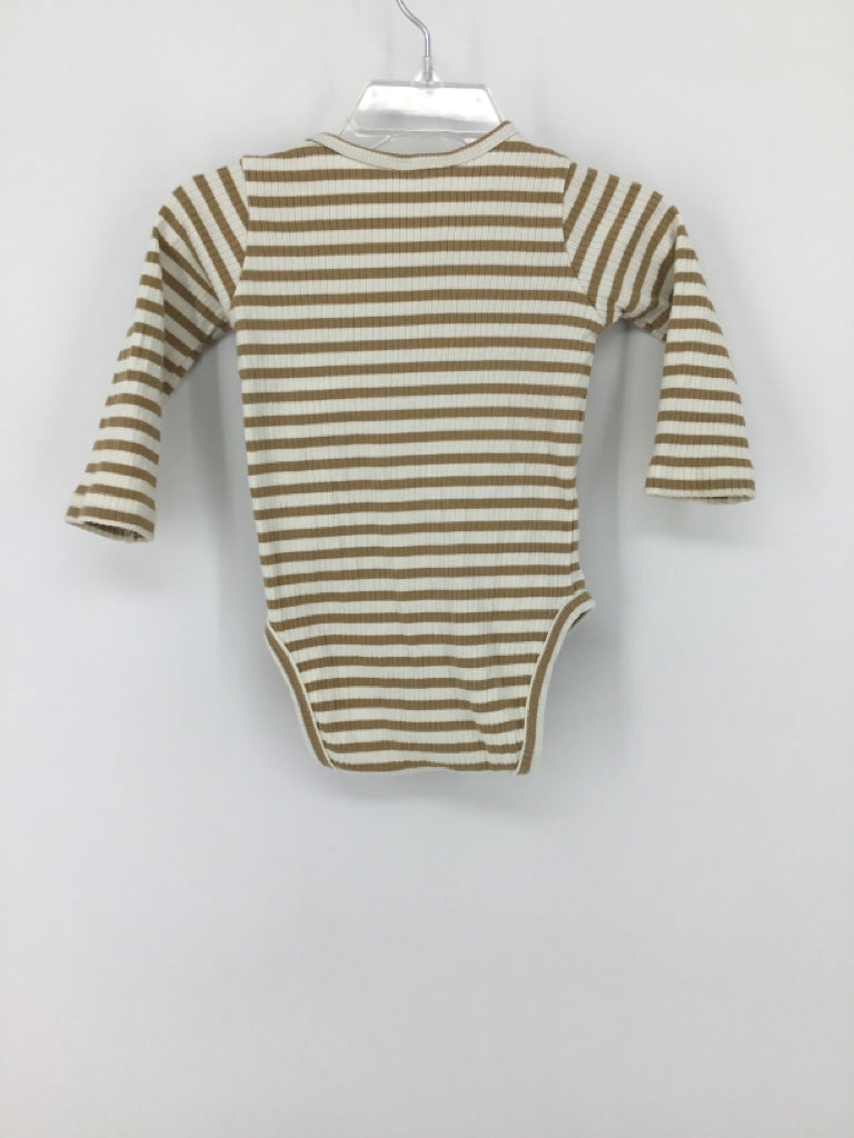 Quincy Mae Child Size 6-12 Months Tan Onesie
