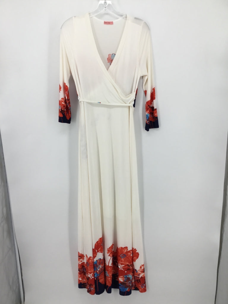 Hello Miz Size L Poly Blend Dress - Maternity
