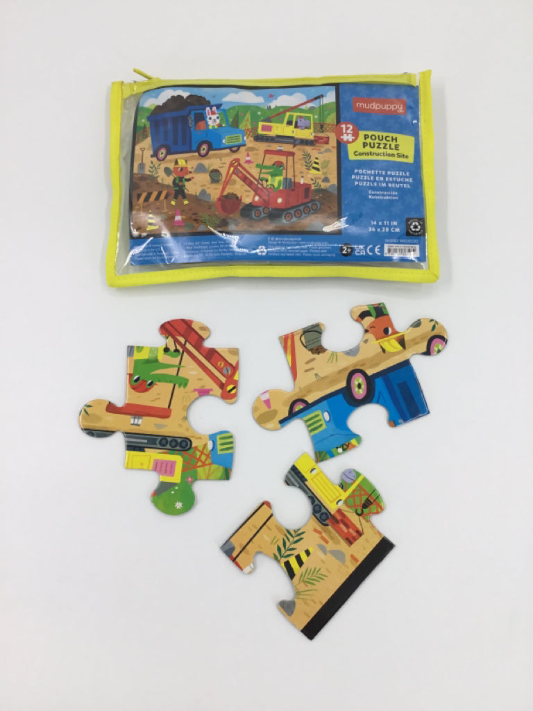 mudpuppy Construction Site Pouch Puzzle
