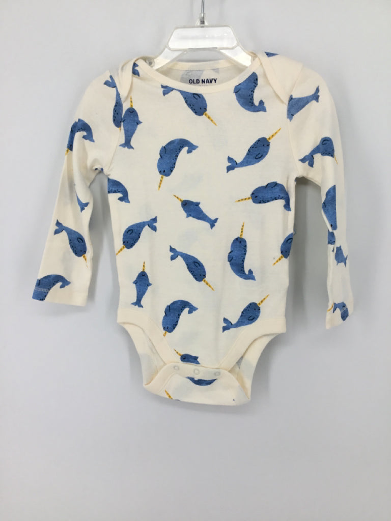 Old Navy Child Size 18-24 Months Cream Onesie