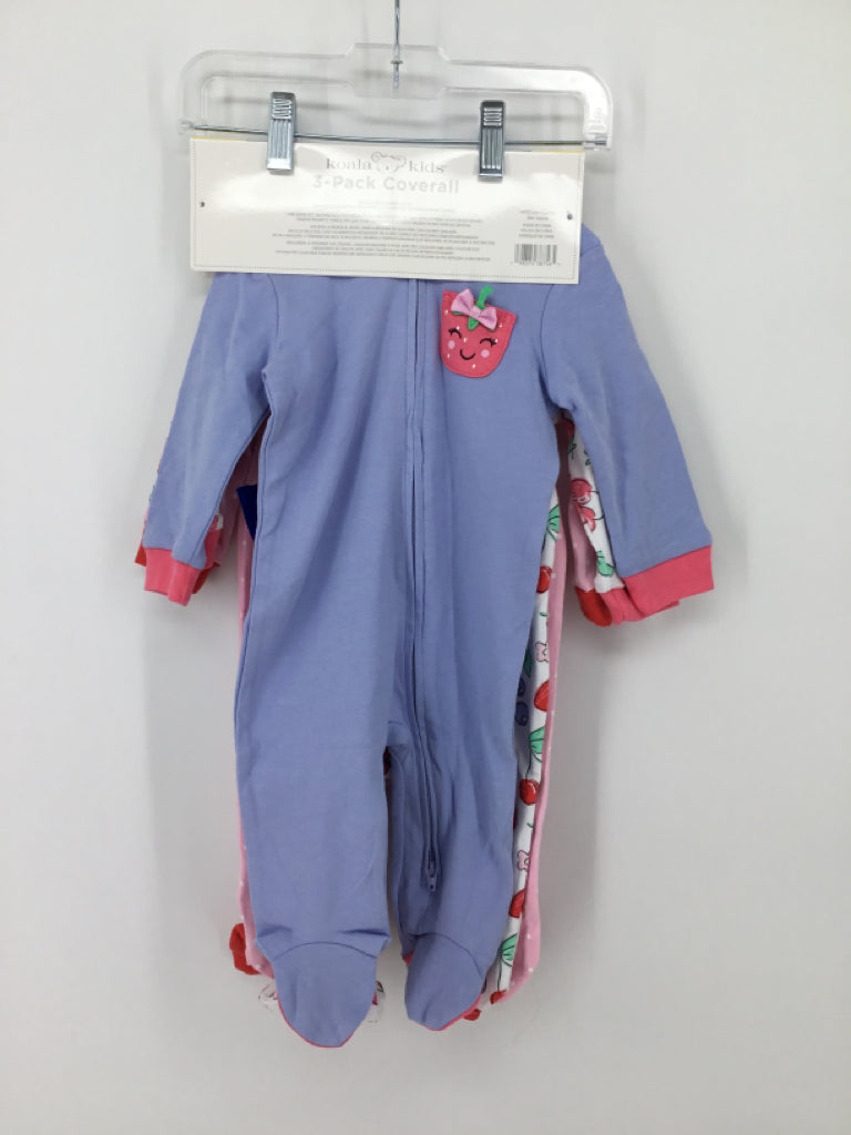 Koala Kids Child Size 6 Months Pink Sleepers