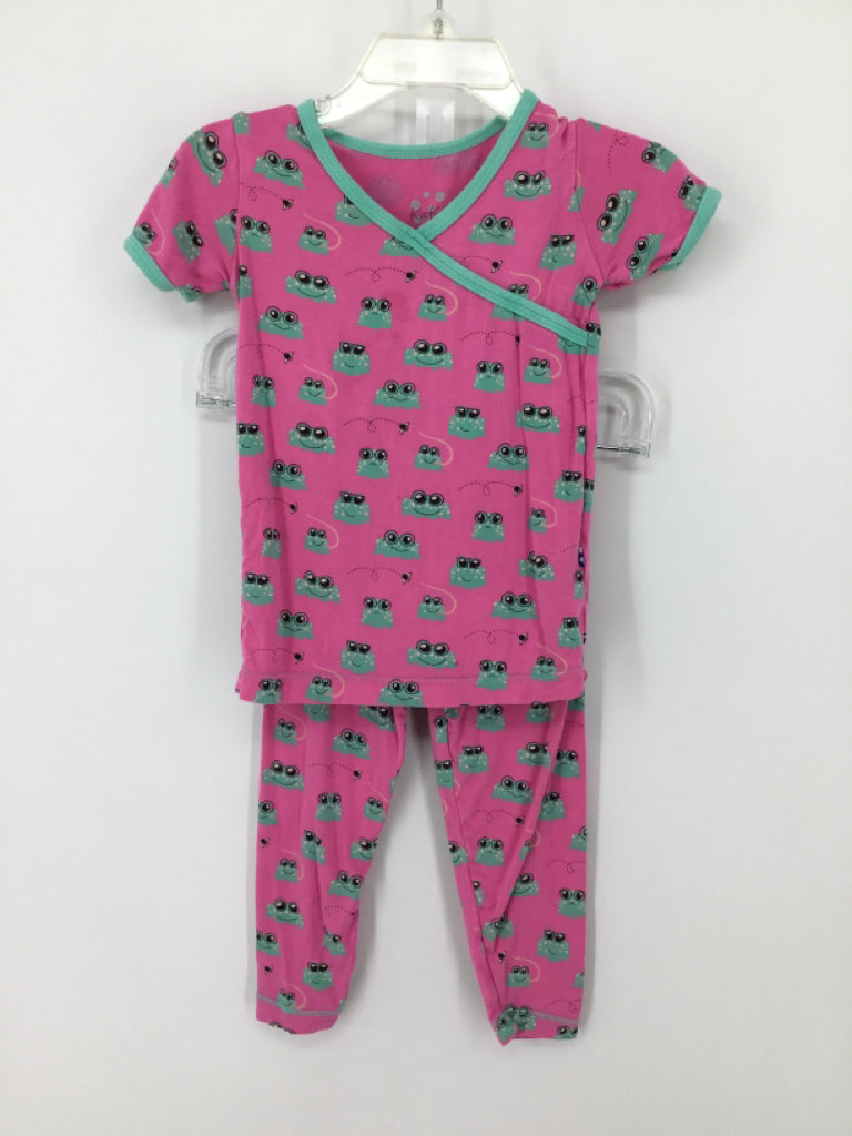 Kickee Pants Child Size 18-24 Months Pink Pajamas - girls