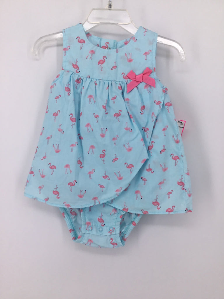 Just One You Made by Carters Child Size 12 Months Blue Outfit - girls