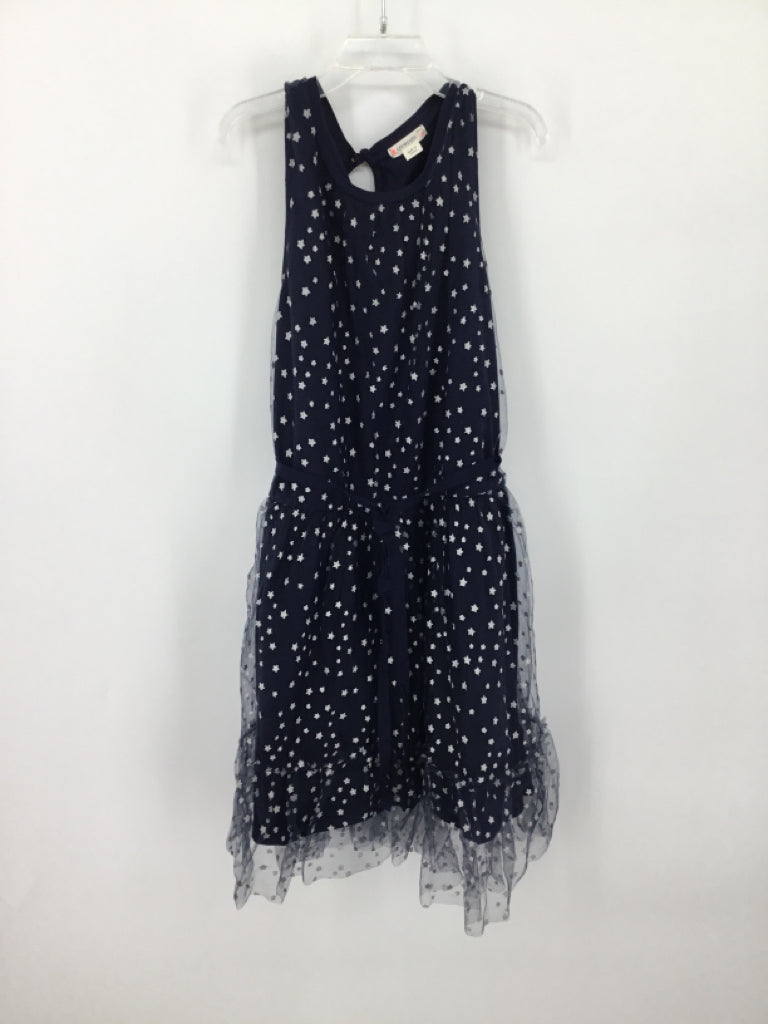 Crew & Company Child Size 10 Navy Stars & Stripes Dress
