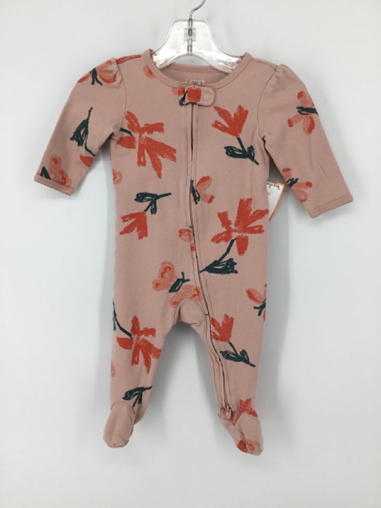 Carter's Child Size 6 Months Pink Sleepers