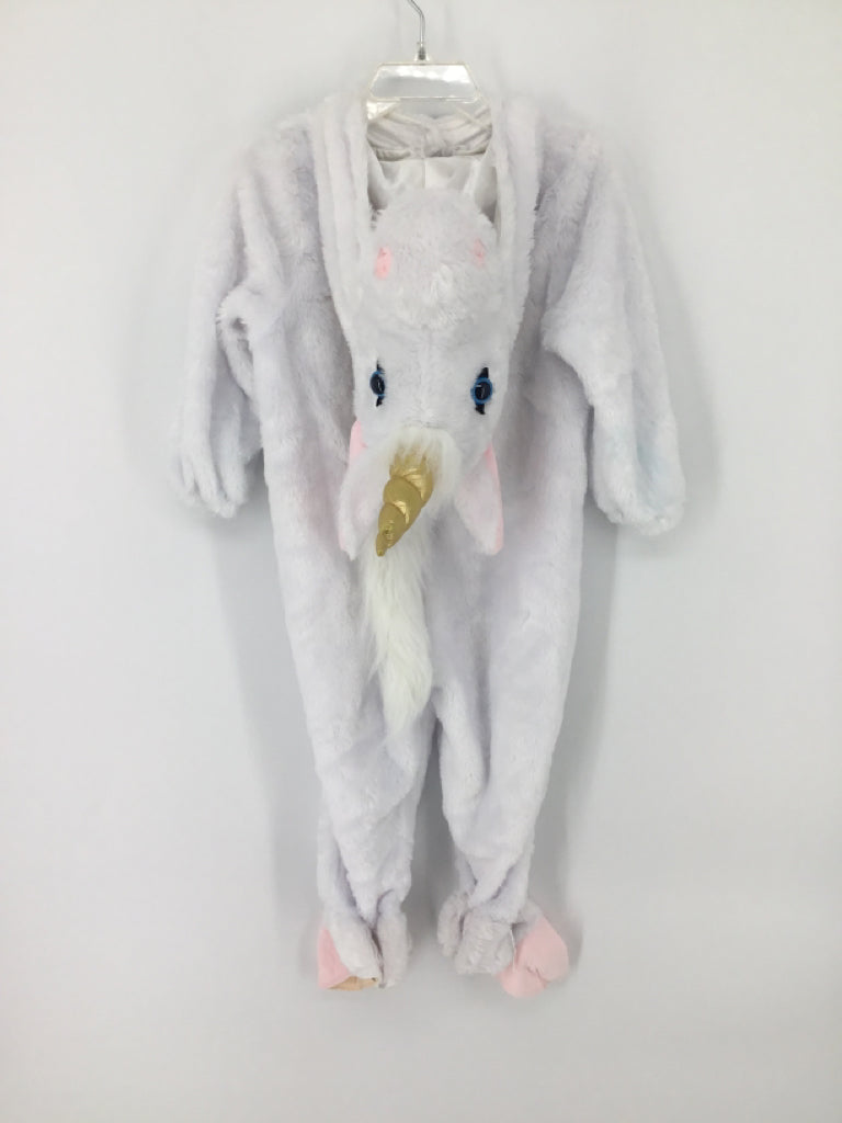 Spooky Night Child Size 3 White Unicorn Halloween Costume