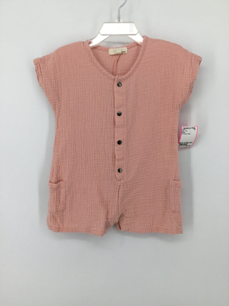 Greige. Child Size 9-12 Months Pink Solid Outfit - boys